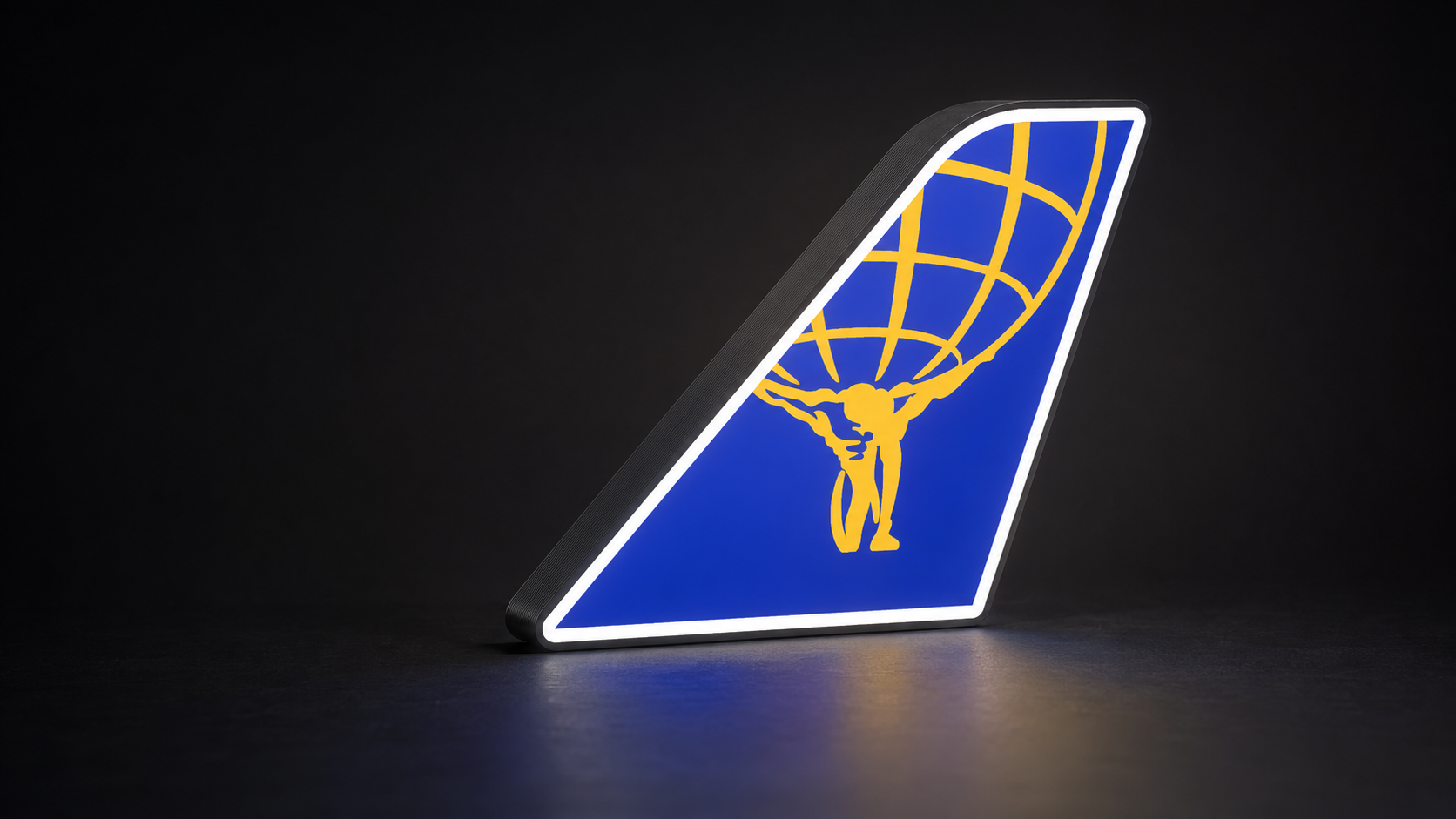 Atlas Air illuminated tail light